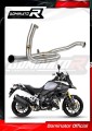 DL 1000 V-strom Exhaust Cat Eliminator Catalyst Catalytic Converter Linkpipe Decat Downpipe 2014 - 2016 DOMINATOR