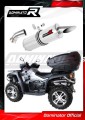 X8 Terralander 800 V-Twin EXHAUST CF MOTO Muffler Auspuff Sportauspuff Silencer Echappement Silencieux Scarico Scarichi Escape Wydech Tłumik OKRĄGŁY 2012 - 2016 Dominator
