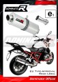 R1200R EXHAUST BMW Homologated EC Type approval  Street legal Approval Certificate Muffler Auspuff Sportauspuff Silencer Echappement Silencieux Scarico Scarichi Escape Wydech Tłumik OVAL 2015 - 2018 Dominator