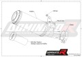 wydech tłumik DOMINATOR Homologowany GP pasujący do motocykla YZF R1 1000 RN49 2017 - 2019 6