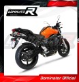 FZ6 FAZER S2 Exhaust Yamaha Muffler Auspuff Sportauspuff Silencer Echappement Silencieux Scarico Scarichi Escape Wydech Tłumik ROUND 2006 - 2010 DOMINATOR 2