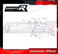 FZ 8 N / FZ8 S FAZER EXHAUST Yamaha Muffler Auspuff Sportauspuff Silencer Echappement Silencieux Scarico Scarichi Escape Wydech Tłumik OVAL 2010 - 2016 DOMINATOR 5