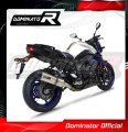 FZ 8 N / FZ8 S FAZER EXHAUST Homologated ECE Type approval - Street legal Yamaha Muffler Auspuff Sportauspuff Silencer Echappement Silencieux Scarico Scarichi Escape Wydech Tłumik Carbon End Cap HP1 2010 - 2016 DOMINATOR 2