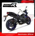 FZ 8 N / FZ8 S FAZER EXHAUST Black Homologated ECE Type approval - Street legal Yamaha Muffler Auspuff Sportauspuff Silencer Echappement Silencieux Scarico Scarichi Escape Wydech Tłumik Carbon End Cap HP1 2010 - 2016 DOMINATOR 2