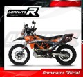 wydech tłumik DOMINATOR HP1 CZARNY pasujący do motocykla KTM 690 SMC R 2021 - 2024 2