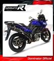escape silenciador DOMINATOR HP1 preto compatível com a motocicleta Suzuki DL 650 V Strom 2004   2006