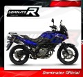 escape silenciador DOMINATOR HP1 preto compatível com a motocicleta Suzuki DL 650 V Strom 2004   2006 2