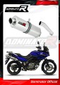 escape silenciador DOMINATOR oval compatível com a motocicleta Suzuki DL 650 V Strom 2004   2006
