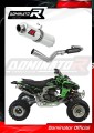 Kawasaki KFX 450 2008 -2014 Full  Exhaust System  Muffler Auspuff Sportauspuff Silencer Echappement Silencieux Scarico Scarichi Escape Collector Manifold Wydech Tłumik GP1 DOMINATOR
