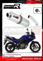 escape silenciador DOMINATOR homologado OVAL compatível com a motocicleta DL 650 V STROM 2004   2006