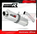 escape silenciador DOMINATOR homologado OVAL compatível com a motocicleta DL 650 V STROM 2004   2006 2