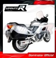 NT 650 V Deauville RC47 EXHAUST Honda Muffler Auspuff Sportauspuff Silencer Echappement Silencieux Scarico Scarichi Escape Wydech Tłumik Carbon Tip HP1 1998 - 2005 Dominator 2