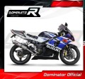 wydech tłumik DOMINATOR Slip-on Okrągły pasujący do motocykla Suzuki GSXR 1000 K1 - K4 2001 - 2004 4