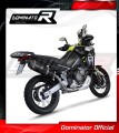 Aprilia Tuareg 660 2021 - 2022 EXHAUST Collector Manifold Full System Muffler Auspuff Sportauspuff Silencer Echappement Silencieux Scarico Scarichi Escape Wydech Tłumik HP7 BLACK Dominator Exhaust System 2