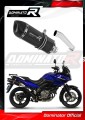 escape silenciador DOMINATOR HP1 preto compatível com a motocicleta Suzuki DL 650 V Strom 2004   2006 3