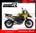 complete exhaust system with muffler DOMINATOR Full System titanium HP7 fits to Benelli TRK 502 X 2018  2021 4