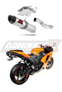 Kawasaki ZX6R 636 2007 - 2008 Exhaust Silencer Muffler HP2 + dB killer medium