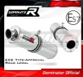 exhaust muffler DOMINATOR homologated road legal ROUND fits to Kawasaki ZX6R 1998  2002