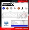 FZ 8 N / FZ8 S FAZER EXHAUST Yamaha Muffler Auspuff Sportauspuff Silencer Echappement Silencieux Scarico Scarichi Escape Wydech Tłumik GP 2010 - 2016 DOMINATOR 4