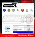 Yamaha YZF R125 2021 - 2022 EXHAUST Collector Manifold Full System Muffler Auspuff Sportauspuff Silencer Echappement Silencieux Scarico Scarichi Escape Wydech Tłumik GP BLACK Dominator Exhaust System 4