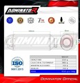 Honda XL 750 TRANSALP 2023 EXHAUST Muffler Auspuff Sportauspuff Silencer Echappement Silencieux Scarico Scarichi Escape Wydech Tłumik MX2 BLACK Dominator Exhaust System 5
