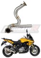 ETV 1200 Caponord Exhaust Cat Eliminator Catalyst Catalytic Converter Linkpipe Decat Downpipe 2013 - 2016 DOMINATOR x