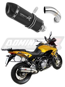 Aprilia ETV 1200 Caponord 2013 - 2016 Exhaust Silencer Muffler HP1 BLACK + dB killer medium