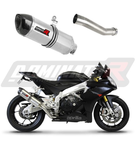 RSV4 R APRC Factory EXHAUST Aprilia Muffler Auspuff Sportauspuff Silencer Echappement Silencieux Scarico Scarichi Escape Wydech Tłumik Carbon End Cap HP1 2011 - 2015 Dominator x