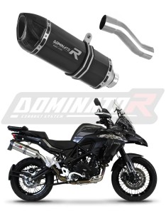 Benelli TRK 502X 2018 - 2021 Exhaust Silencer Muffler HP1 BLACK + dB killer medium