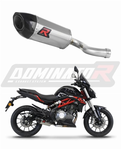 Benelli BN 302 S 2016 - 2020 EXHAUST Collector Manifold Full System Muffler Auspuff Sportauspuff Silencer Echappement Silencieux Scarico Scarichi Escape Wydech Tłumik HP5 Dominator Exhaust System x