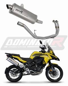 Benelli TRK 502 X 2022 - 2023 Full Exhaust System Silencer Titanium P7 + dB killer medium