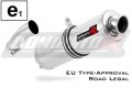 F700GS Exhaust BMW Homologated EC Type approval  Street legal Approval Certificate Muffler Auspuff Sportauspuff Silencer Echappement Silencieux Scarico Scarichi Escape Wydech Tłumik ROUND 2012 - 2017 Dominator x