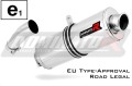 F800GT Exhaust BMW Homologated EC Type approval  Street legal Approval Certificate Muffler Auspuff Sportauspuff Silencer Echappement Silencieux Scarico Scarichi Escape Wydech Tłumik OVAL 2012 - 2019 Dominator x