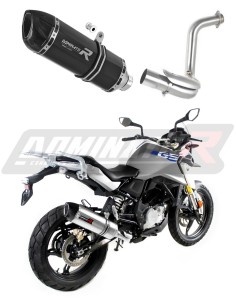 BMW G310GS 2016 - 2024 Exhaust Silencer Muffler HP1 BLACK + dB killer medium