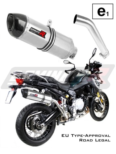 F850GS Exhaust BMW Homologated EC Type approval  Street legal Approval Certificate Muffler Auspuff Sportauspuff Silencer Echappement Silencieux Scarico Scarichi Escape Wydech Tłumik HP1 2018 - 2020 Dominator x