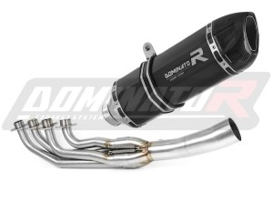 BMW K1200GT 2003 - 2005 Full Exhaust System Collector Silencer HP1 BLACK + dB killer medium