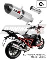 R1200RS EXHAUST BMW Homologated EC Type approval  Street legal Approval Certificate Muffler Auspuff Sportauspuff Silencer Echappement Silencieux Scarico Scarichi Escape Wydech Tłumik HP1 Carbon 2015 - 2018 Dominator x