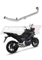 NC 700 D INTEGRA Exhaust Cat Eliminator DECAT Header Head pipe Linkpipe Downpipe collector manifold DOMINATOR   x