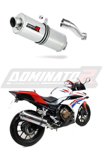 CBR 500 R EXHAUST Honda Muffler Auspuff Sportauspuff Silencer Echappement Silencieux Scarico Scarichi Escape Wydech Tłumik OVAL 2016 - 2019 Dominator  x
