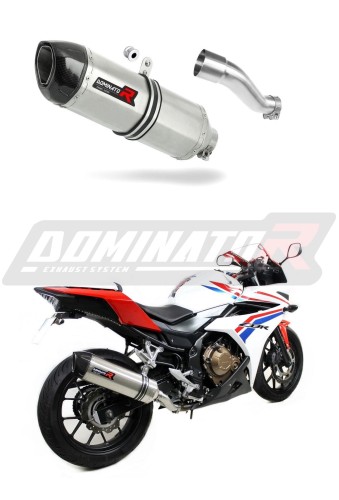 CBR 500 R EXHAUST Honda Muffler Auspuff Sportauspuff Silencer Echappement Silencieux Scarico Scarichi Escape Wydech Tłumik Carbon Tip HP1 2016 - 2019 Dominator  x