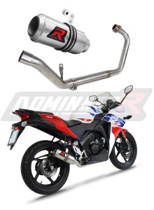 Honda CBR 125 R 2011 - 2018 Full Exhaust System Collector Silencer GP + dB killer medium