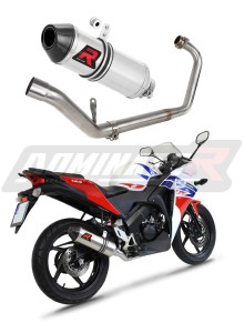 Honda CBR 125 R 2011 - 2018 Full Exhaust System Collector Silencer HP3 + dB killer medium
