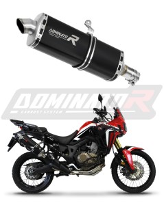 Honda CRF 1000L Africa Twin 2016 - 2019 Exhaust Silencer Muffler P7 BLACK + dB killer medium
