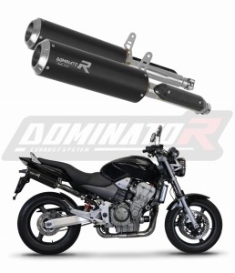 Honda CB 900F HORNET 2002 - 2007 Exhaust Silencer Muffler GP BLACK + dB killer medium