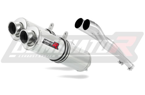 ZZR 1400 EXHAUST Kawasaki Muffler Auspuff Sportauspuff Silencer Echappement Silencieux Scarico Scarichi Escape Wydech Tłumik ROUND 2006 - 2014 Dominator  x
