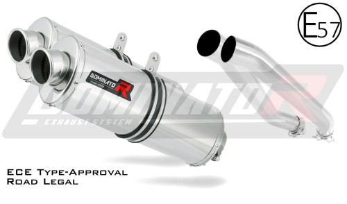 Z1000 Z 1000 EXHAUST Homologated Homologation Kawasaki Muffler Auspuff Sportauspuff Silencer Echappement Silencieux Scarico Scarichi Escape Wydech Tłumik OVAL 2003 - 2006 DOMINATOR x