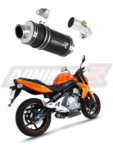 Kawasaki ER - 6 N / F 650 2009 - 2011 Exhaust Silencer Muffler GP1 BLACK + dB killer medium