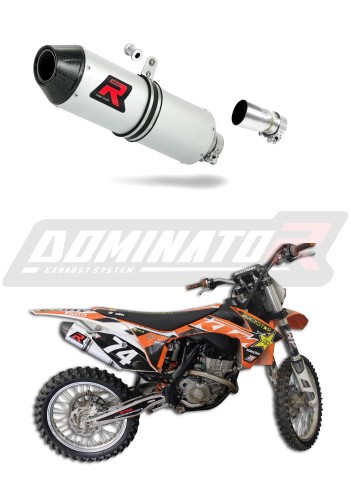 SXF 250 SX-F 250 EXHAUST KTM Muffler Auspuff Sportauspuff Silencer Echappement Silencieux Scarico Scarichi Escape Wydech Tłumik Carbon Tip MX 2011 - 2012 Dominator x