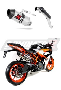 KTM RC 390 2017 - 2020 HI Level Exhaust Silencer Muffler HP3 + dB killer medium