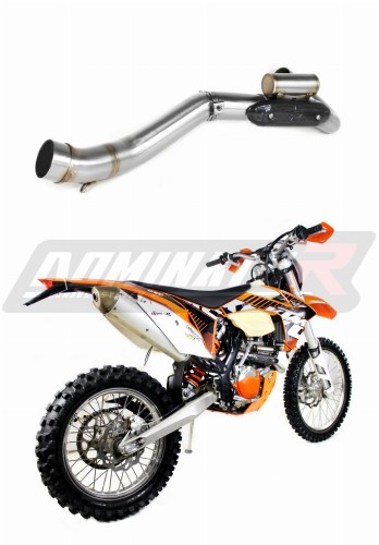 EXC 450 Exhaust Header Head pipe Linkpipe Downpipe Kolano with PowerBomb 2012 - 2016 DOMINATOR  x